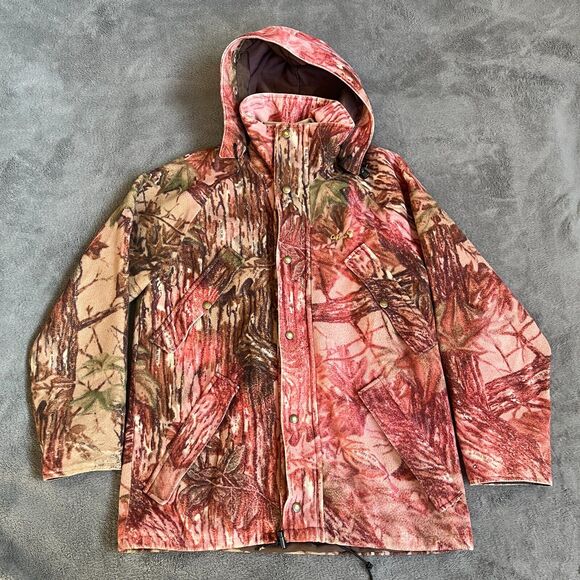 Cabelas's Gore-Tex Whitetail Clothing Fleece Brown Jacket Men's Size M Regular